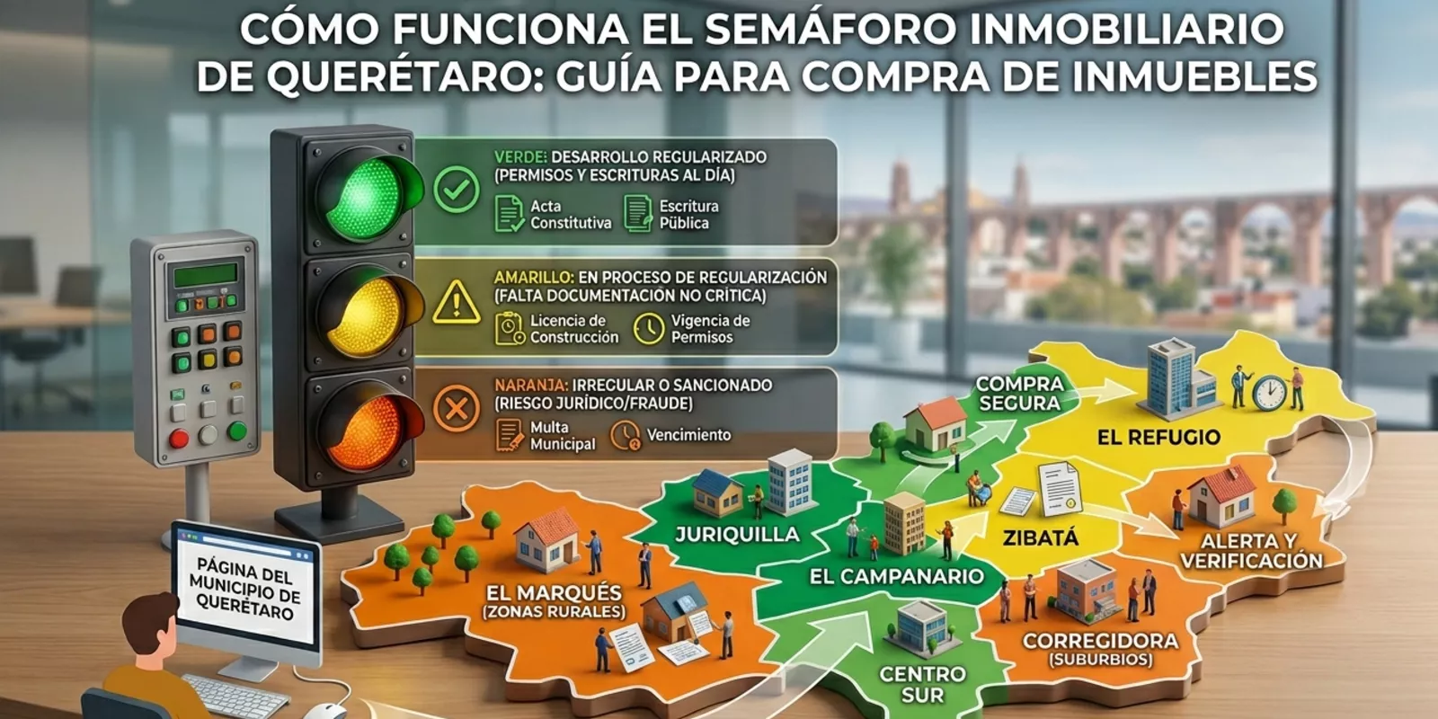 Semáforo Inmobiliario: Verifica tu Compra en Querétaro