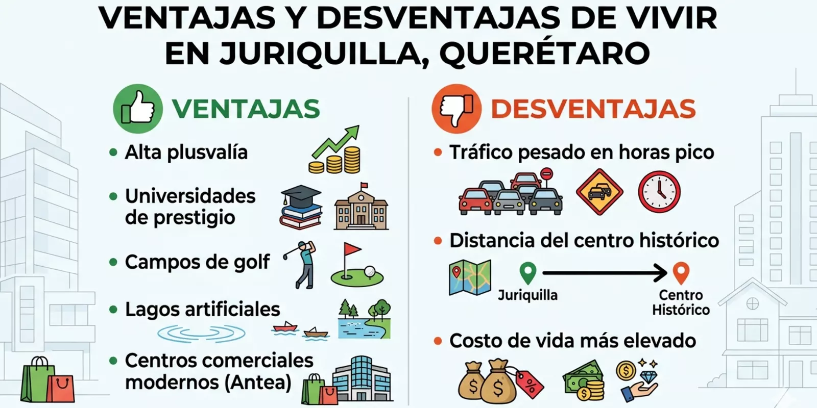 Ventajas y desventajas de vivir en Juriquilla