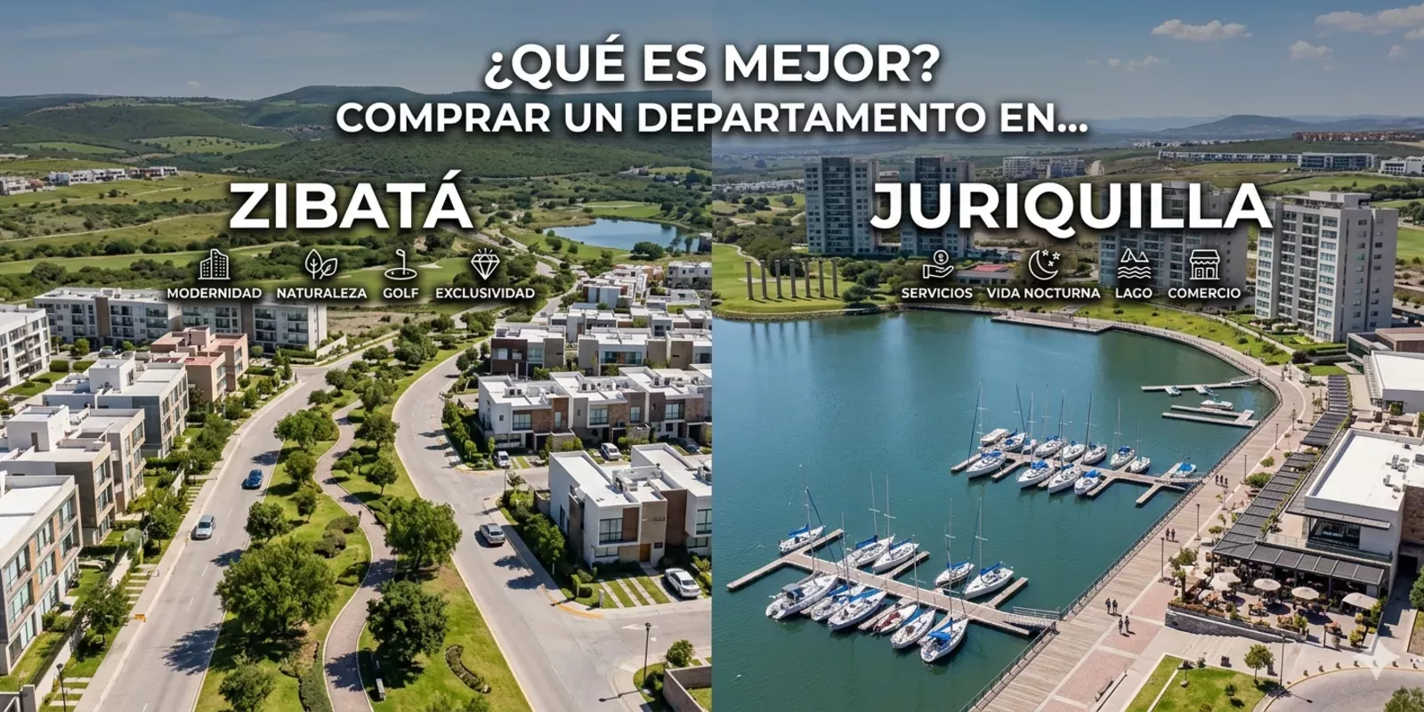 Zibatá vs Juriquilla: ¿Dónde comprar departamento?