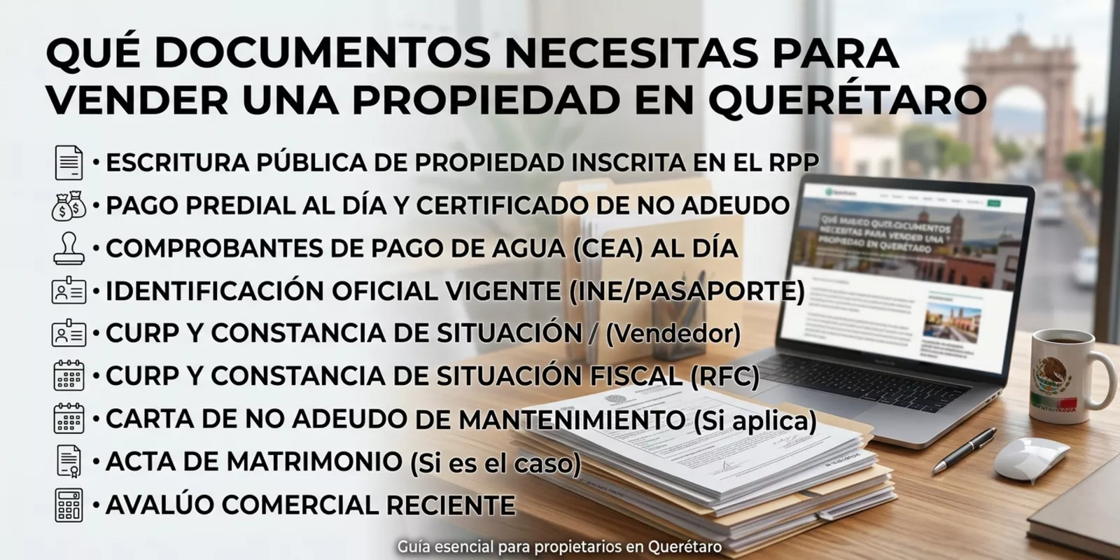 Documentos imprescindibles para vender en Querétaro
