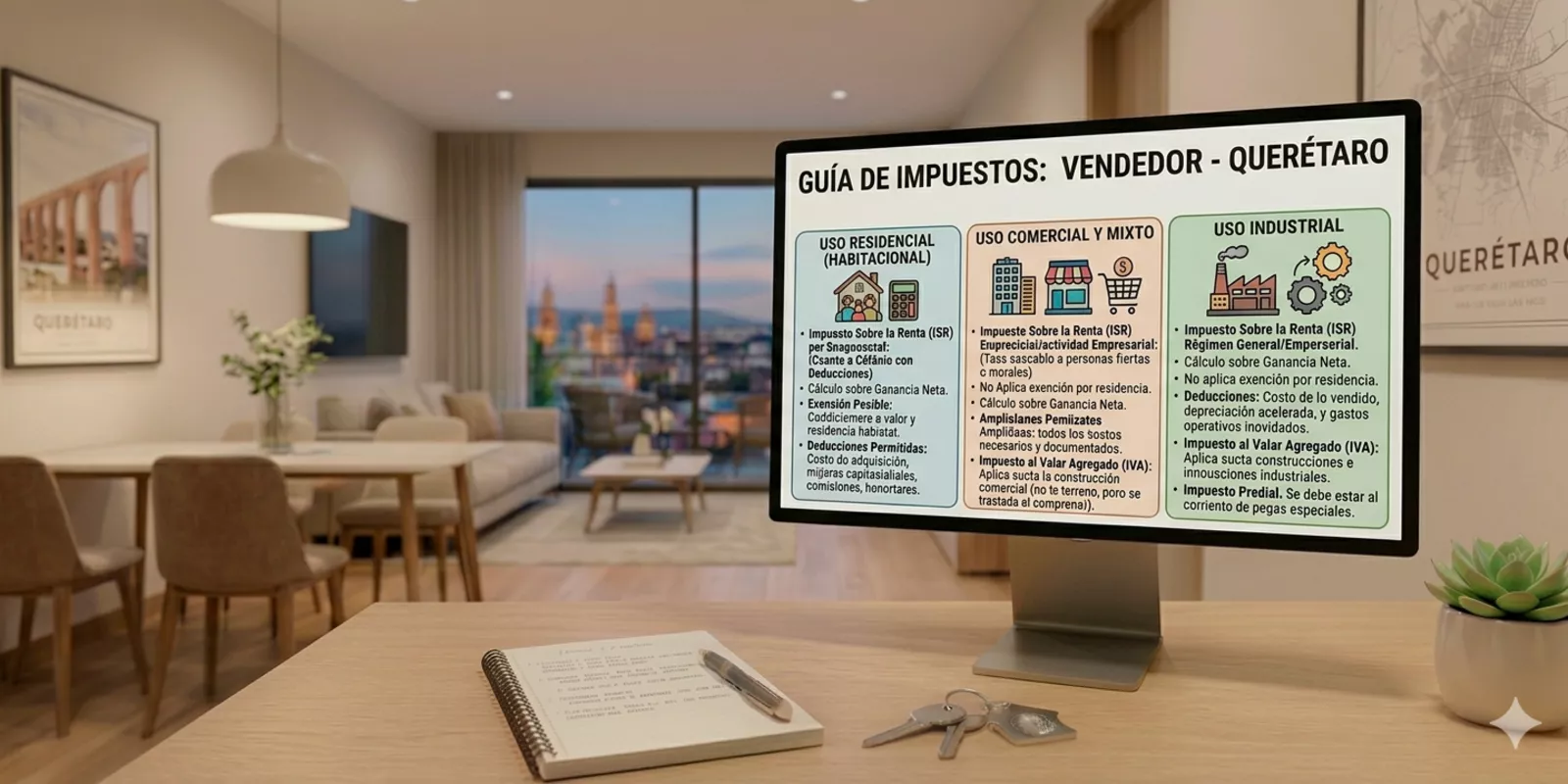 Impuestos al Vender Inmuebles en Querétaro